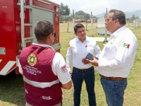 Controla Gobierno del Estado incendio en Zacatlán