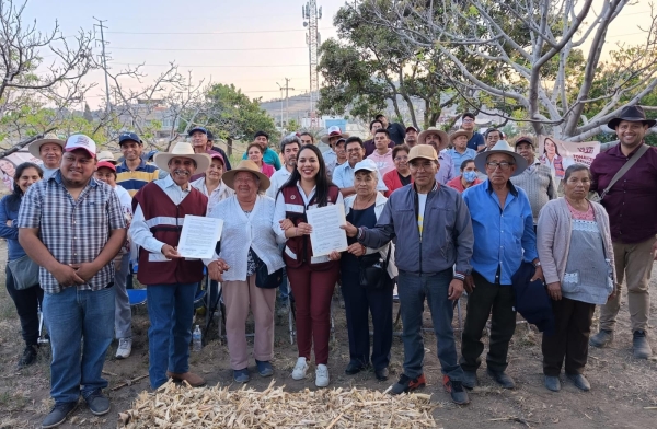 Firma Tonantzin Fernández acuerdos en favor de la tecnificación y capacitación del campo en San Pedro Cholula