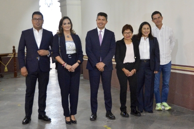 Presenta el candidato de la coalición Mejor Rumbo para Puebla sus propuestas ante el H. Consejo Universitario