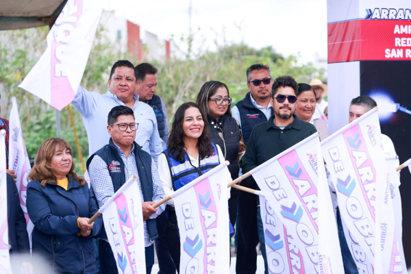 Consolida Lupita Cuautle la infraestructura b&aacute;sica en San Andr&eacute;s Cholula