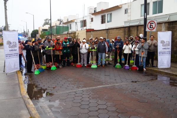 Se realizó la primera jornada de &quot;La Ciudad la Limpiamos Todos&quot; en San Pedro Cholula&quot;