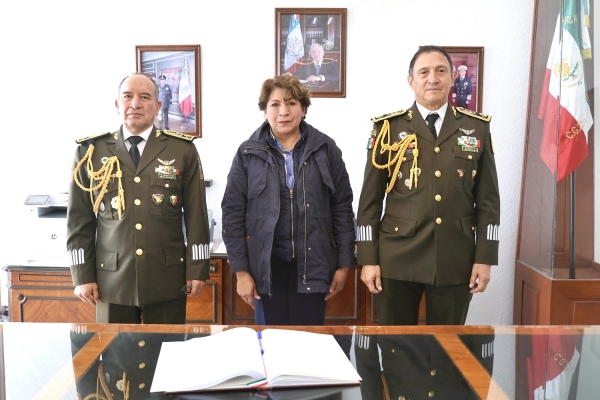 Gobernadora Delfina Gómez instala la Mesa de Coordinación para la Construcción de la Paz en el municipio de Rayón y reconoce al Ejército Mexicano en su 111 Aniversario