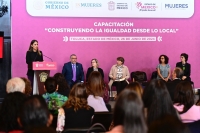 Asisten Gobernadora Delfina Gómez e integrantes del Gabinete estatal a la capacitación “Construyendo la Igualdad desde lo local”