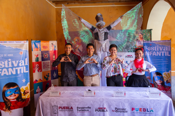 Con Festival Infantil &ldquo;Arteatro&rdquo;, Gobierno de Puebla fomenta convivencia familiar