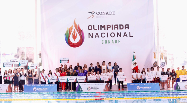 &ldquo;El triunfo est&aacute; en la pasi&oacute;n&rdquo;: Libia inaugura la Olimpiada de Nataci&oacute;n CONADE