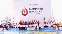 &ldquo;El triunfo est&aacute; en la pasi&oacute;n&rdquo;: Libia inaugura la Olimpiada de Nataci&oacute;n CONADE