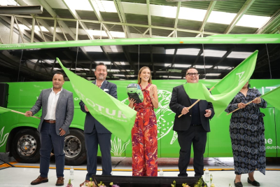 Puebla fortalece movilidad tur&iacute;stica con nueva flota de AUTOTUR