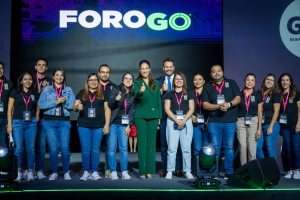 ENCABEZA LIBIA DENNISE GARCÍA INAUGURACIÓN DE LA SÉPTIMA EDICIÓN DE FORO GO 2023