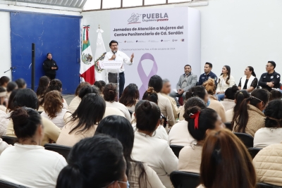 Promueve gobierno de Puebla mejores condiciones en personas   privadas de su libertad