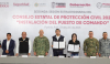 GOBIERNO FEDERAL Y ESTATAL INSTALAN PRIMER PUESTO DE MANDO DE PROTECCI&Oacute;N CIVIL