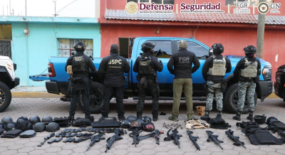 EN PUEBLA, AUTORIDADES FEDERALES EJECUTAN 23 CATEOS Y DETIENEN A NUEVE PERSONAS RELACIONADAS CON UNA C&Eacute;LULA DELICTIVA DEDICADA AL ROBO DE AUTOTRANSPORTE DE CARGA