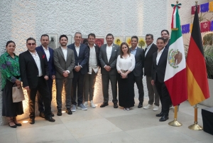 Sergio Salomón, Alejandro Armenta y Pepe Chedraui promueven cooperación comercial con Volkswagen en el marco de &#039;Invest Puebla&#039;