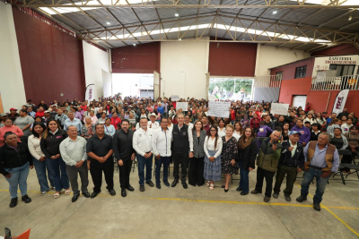 Recorre Pepe Chedraui 12 juntas auxiliares en tres d&iacute;as con la gira construyendo la capital