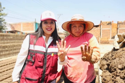 Tonantzin Fernández, 19 días recorriendo San Pedro Cholula