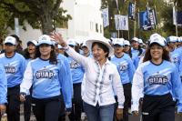 BUAP da la bienvenida a estudiantes de nuevo ingreso con desfile en Ciudad Universitaria