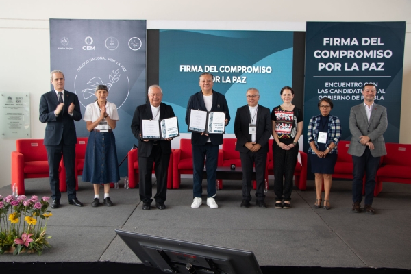 IBERO Puebla es sede de la firma de los ‘Compromisos por la Paz’