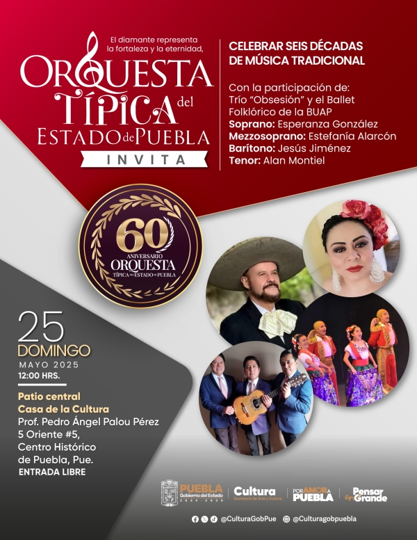 Agrupaciones musicales del gobierno estatal celebrarán aniversarios con conciertos gratuitos