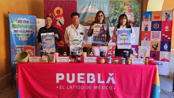 Potencia Gobierno del Estado turismo en Libres con Festival de Papalotes