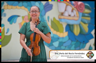 Acad&eacute;mica de la UDLAP es seleccionada en Creadores Esc&eacute;nicos 2026