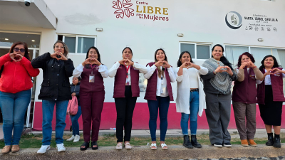 ANTE PRESIDENTA SHEINBAUM, PUEBLA DESTACA REDUCCI&Oacute;N DE VIOLENCIA CON CENTROS LIBRE