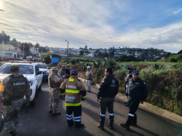 SIN RIESGOS PARA LA POBLACI&Oacute;N, PROTECCI&Oacute;N CIVIL ESTATAL Y PEMEX MANTIENEN QUEMA CONTROLADA EN TEMAXCALAC