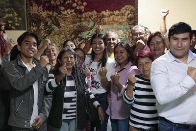 GABY &ldquo;LA BONITA&rdquo; S&Aacute;NCHEZ LLEVA LA ESCUCHA CIUDADANA Y EL HUMANISMO A LA COLONIA RIEGO NORTE