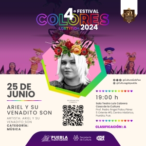 Iniciará &quot;Festival Colores&quot; con presentación de “Ariel y su Venadito Son”: Cultura