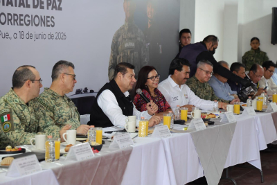 GOBIERNOS FEDERAL, ESTATAL Y FUERZAS ARMADAS REFUERZAN ESTRATEGIA DE SEGURIDAD EN LA SIERRA NORTE