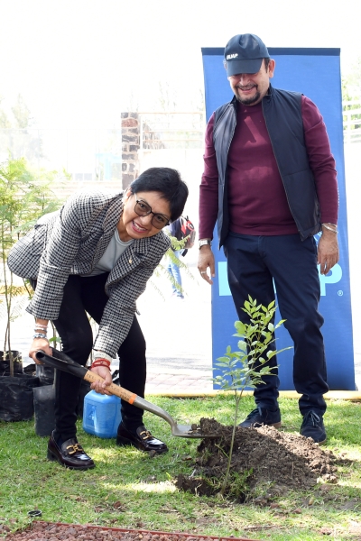 Inaugura la Rectora María Lilia Cedillo Ramírez el Maratón de Reforestación Universitaria 2023