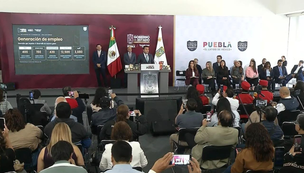 CON POLO DE DESARROLLO EN HUEJOTZINGO, GOBIERNO ESTATAL ATRAE INVERSIONES POR 8 MIL MDP