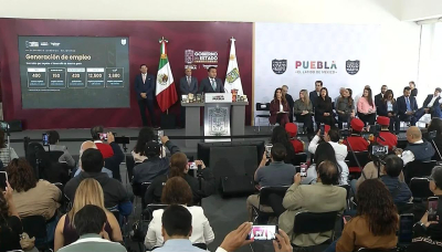 CON POLO DE DESARROLLO EN HUEJOTZINGO, GOBIERNO ESTATAL ATRAE INVERSIONES POR 8 MIL MDP
