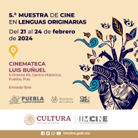 Albergará Cinemateca “Luis Buñuel” muestra de cine en lenguas originarias: Cultura