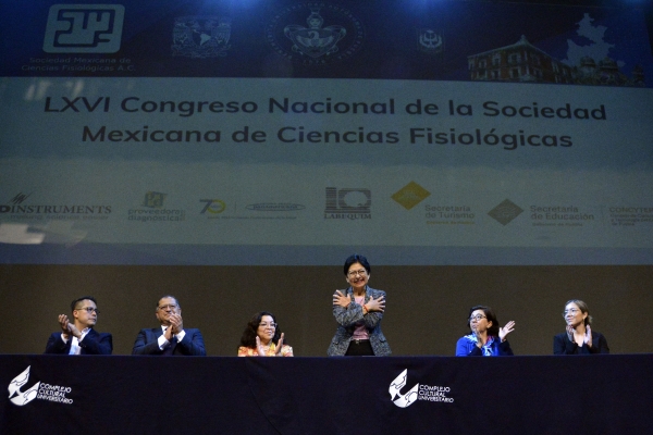 Inaugura la Rectora María Lilia Cedillo Ramírez el LXVI Congreso Nacional de la Sociedad Mexicana de Ciencias Fisiológicas