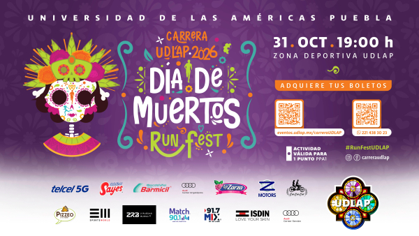 La UDLAP presenta la playera conmemorativa de la Carrera del D&iacute;a de Muertos Run Fest