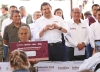 Cumple gobierno de Puebla con familias afectadas por lluvias en La Galarza