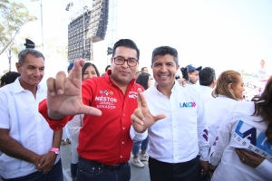 ACOMPAÑA NÉSTOR CAMARILLO A CANDIDATAS Y CANDIDATOS EN SU ARRANQUE DE CAMPAÑA