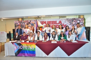 Mujeres candidatas de la coalición Sigamos Haciendo Historia firmaron el Decálogo de Derechos Humanos