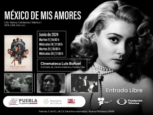 Proyectará Cinemateca “Luis Buñuel” documental “México de mis amores