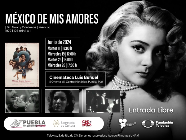 Proyectará Cinemateca “Luis Buñuel” documental “México de mis amores