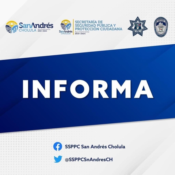 TRAS LLUVIA DE ESTA TARDE, INFORMA BALANCE PROTECCIÓN CIVIL DE SAN ANDRÉS CHOLULA