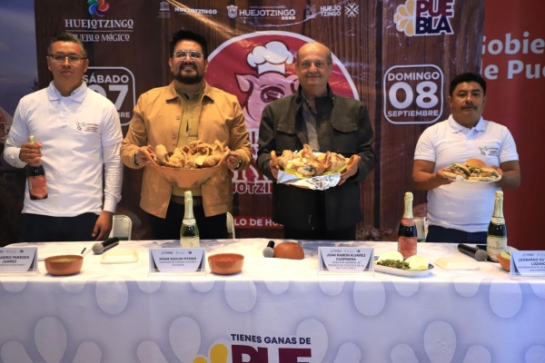 Presentan gobierno estatal y Huejotzingo “Feria de las Carnitas”