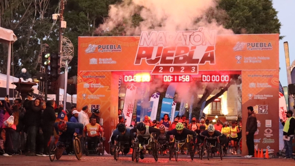 “Maratón Puebla 2023”, gobierno presente de Sergio Salomón reúne a más de 10 mil corredores