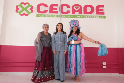 MariElise Budib inaugura el nuevo CECADE Dormitorio, que permitir&aacute; ampliar los talleres de capacitaci&oacute;n y desarrollo del DIF Puebla Capital