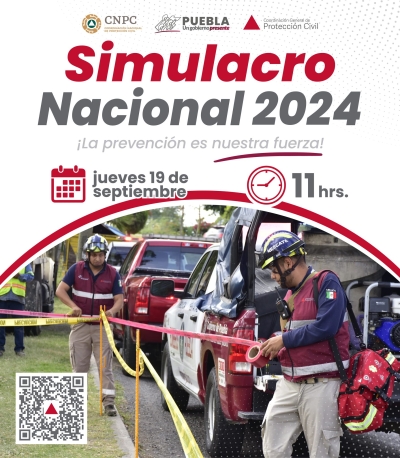 Invita Gobierno del Estado a sumarse al “Simulacro Nacional 2024”