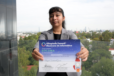 Magali Tochihuitl Garc&iacute;a conquista medalla de oro en la Olimpiada Mexicana Femenil de Inform&aacute;tica