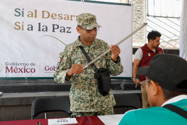 Gran participación de poblanos en Programa “Sí al Desarme, Sí a la Paz”