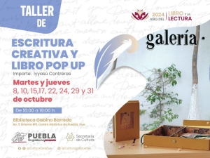 Biblioteca “Gabino Barrera”, sede de talleres de escritura gratuitos: Cultura