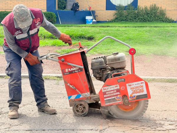Programa "Transformaci&oacute;n en Marcha" contin&uacute;a mejorando espacios p&uacute;blicos en San Pedro Cholula