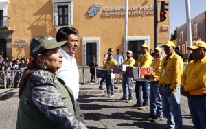 Envía gobierno de Puebla segunda caravana de apoyo a  damnificados de Guerrero