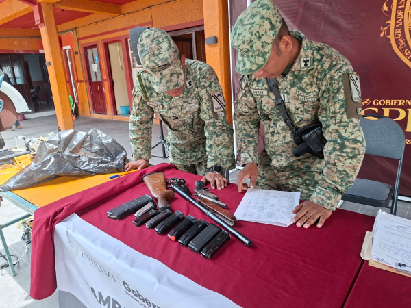 EXITOSO CANJE DE ARMAS EN ESPERANZA RETIRA M&Aacute;S DE 150 ARTEFACTOS